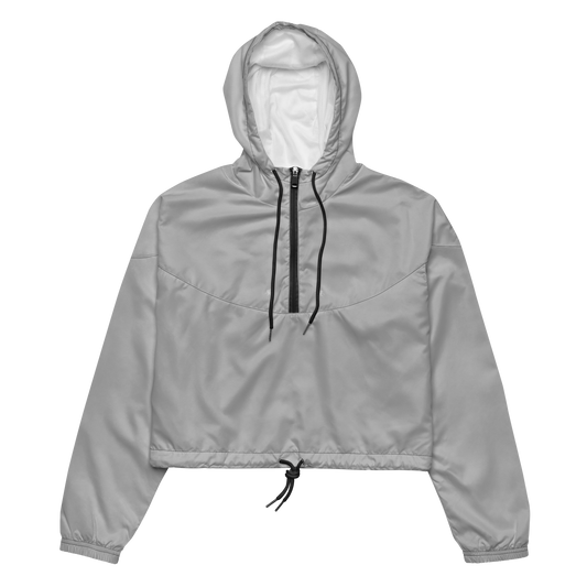 Twin Emblem cropped windbreaker