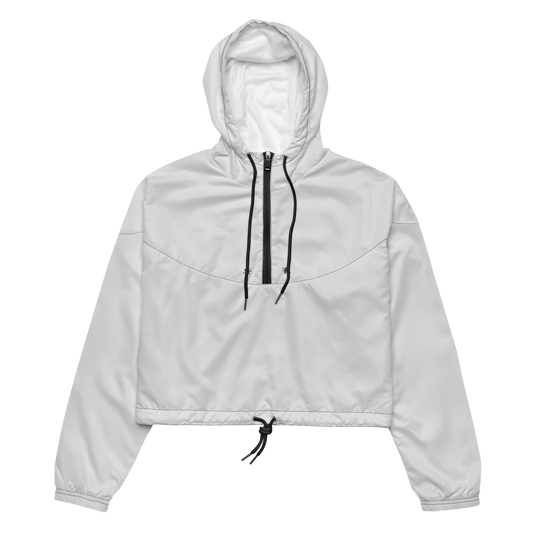 Twin Emblem cropped windbreaker