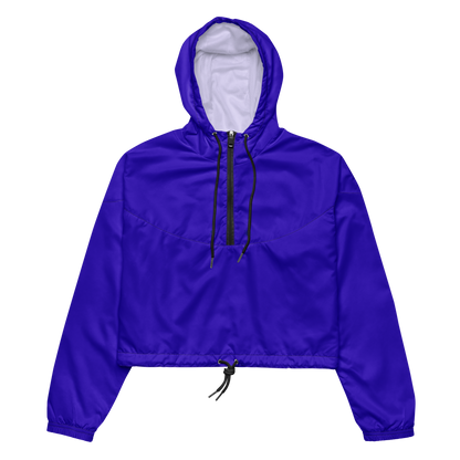 Twin Emblem cropped windbreaker