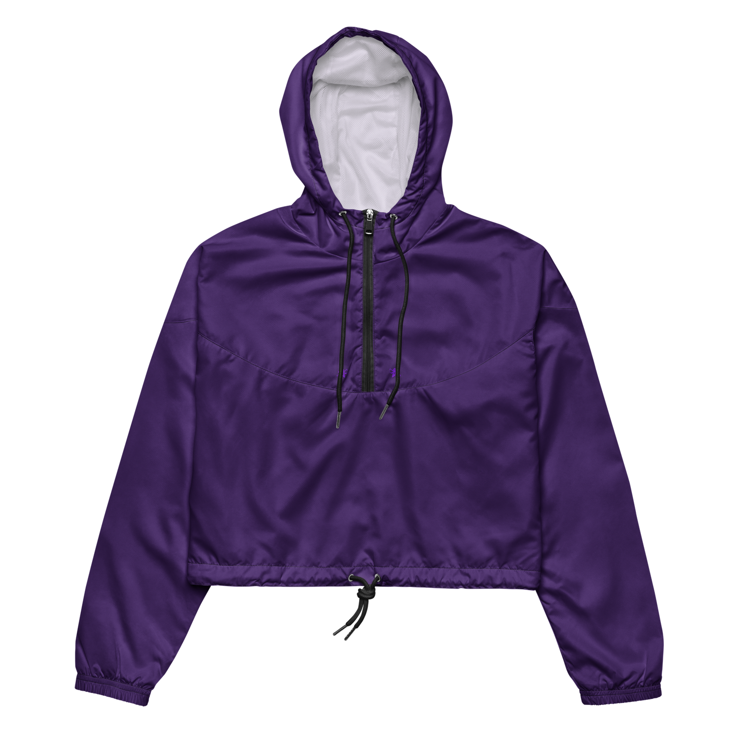 Twin Emblem cropped windbreaker