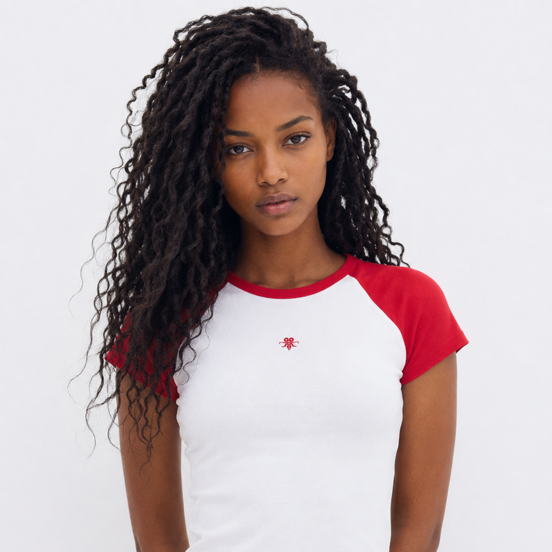 Women’s Micro Rib Emblem Tee