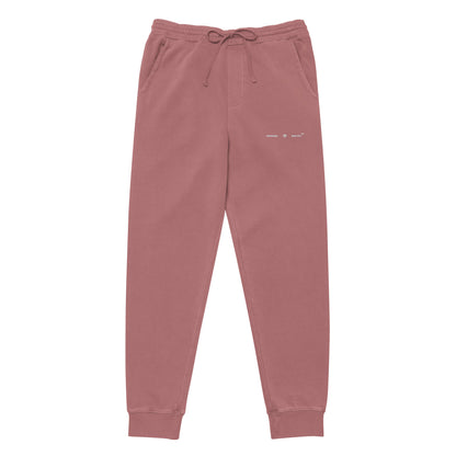 Embroidered Logo pigment-dyed sweatpants