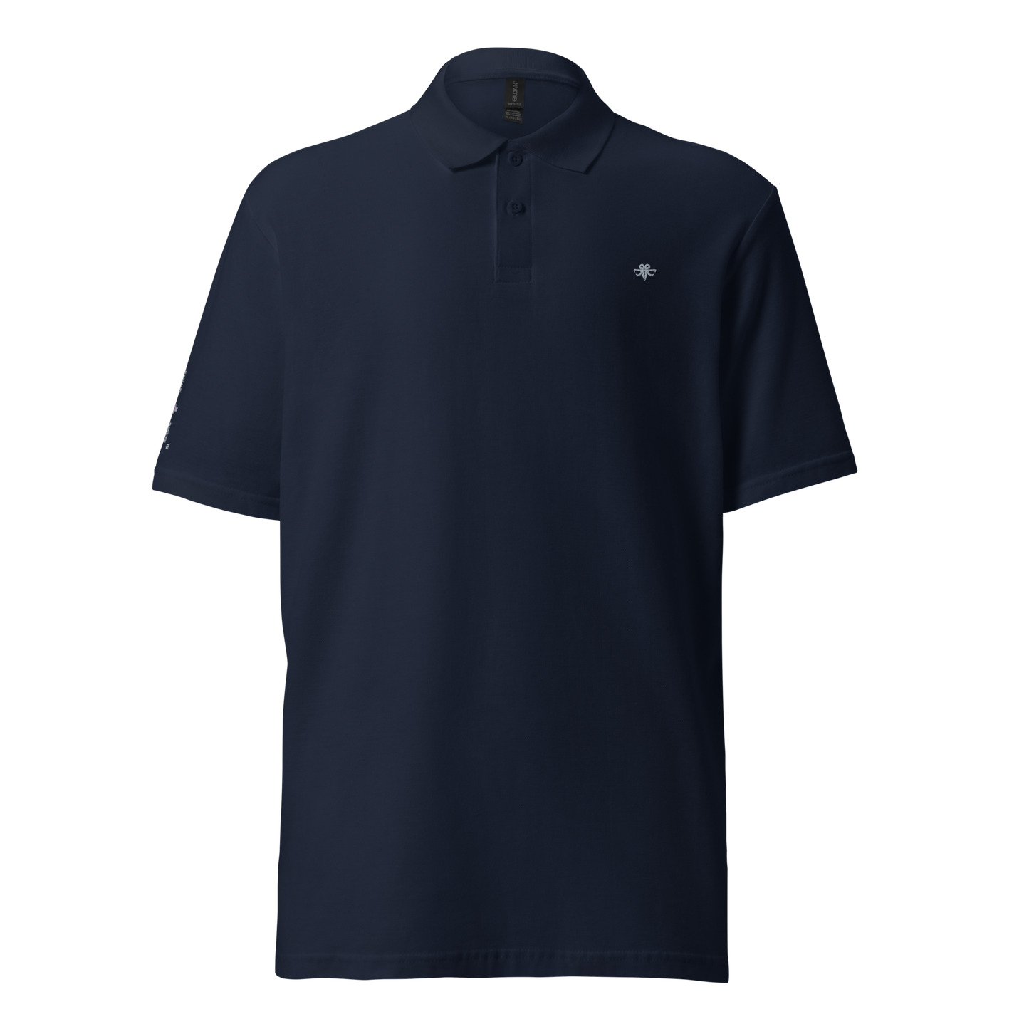 Embroidered Emblem pique polo shirt