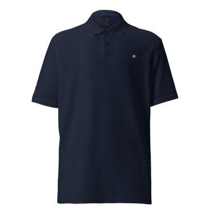 Embroidered Emblem pique polo shirt